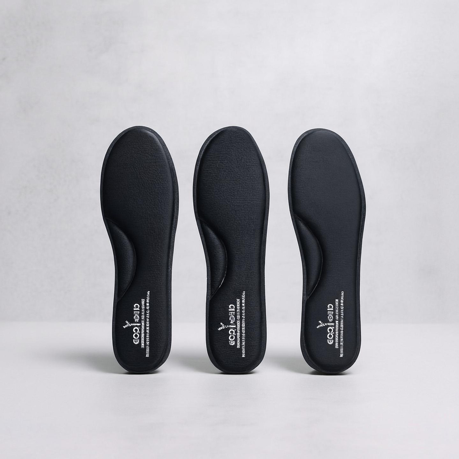Image of ASTARZ Memory Foam Shoe Insoles Comfortable Insoles Supports Heel Insole (Black)