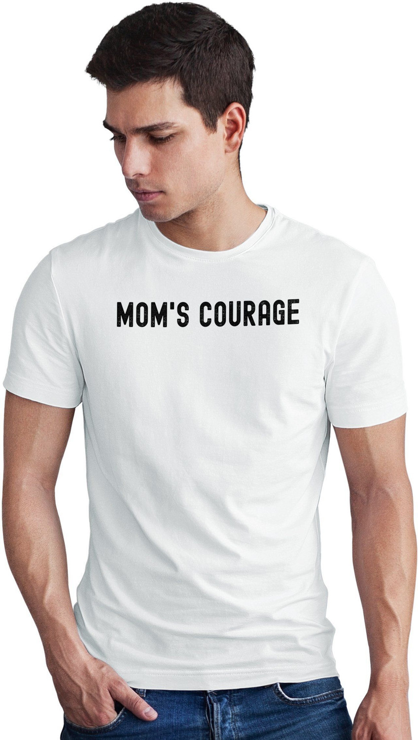 Image of LGGARMENTS Men Printed Round Neck Cotton Blend Black T-Shirt