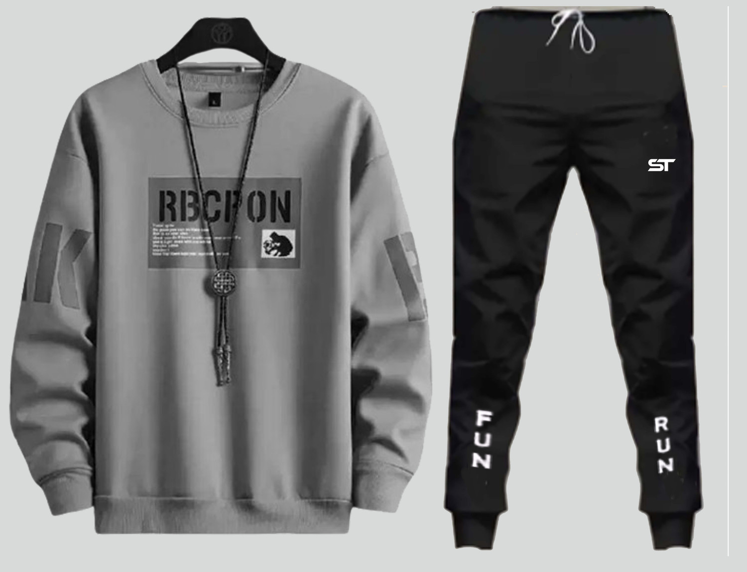 Image of R ROCKIN TEES Printed Men Track Suit