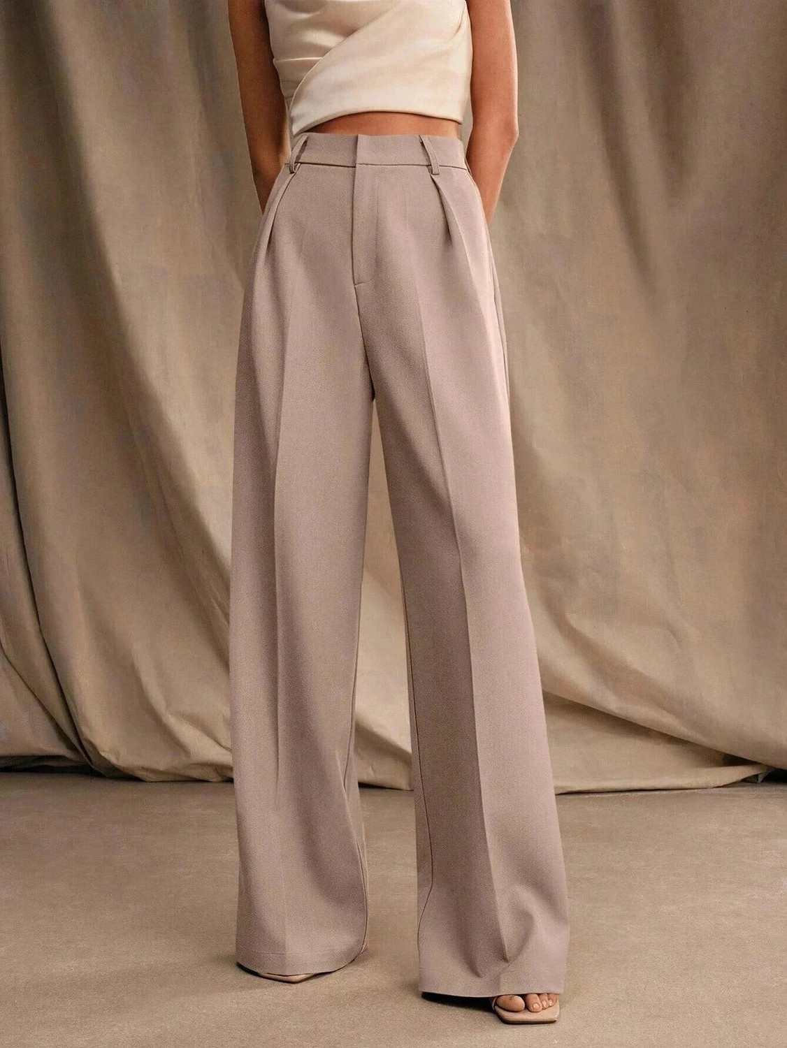 KOTTY Straight Fit Women Dark Green Trousers