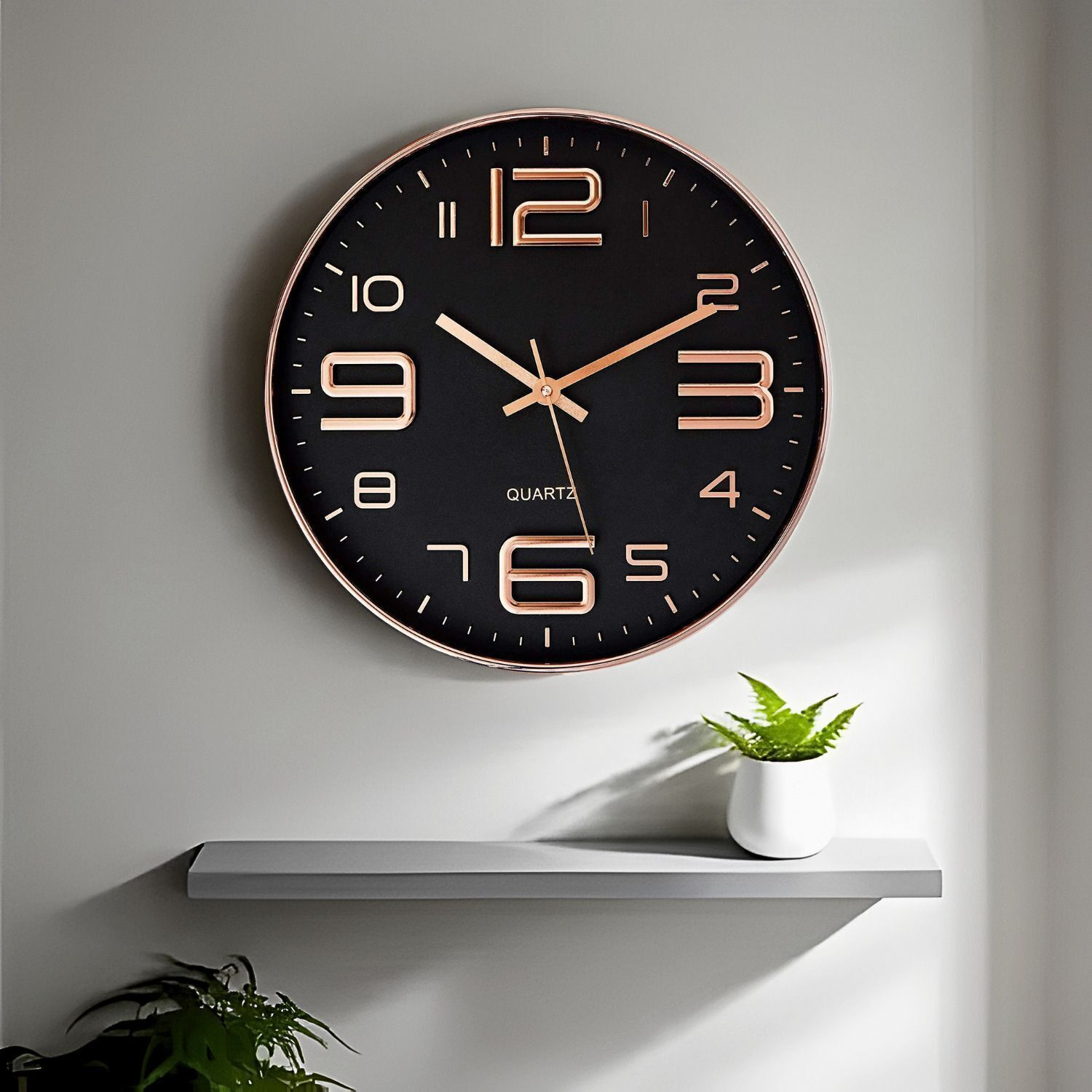 Image of LuxeLookz Analog 34 cm X 71 cm Wall Clock (Multicolor, Without Glass, Standard)