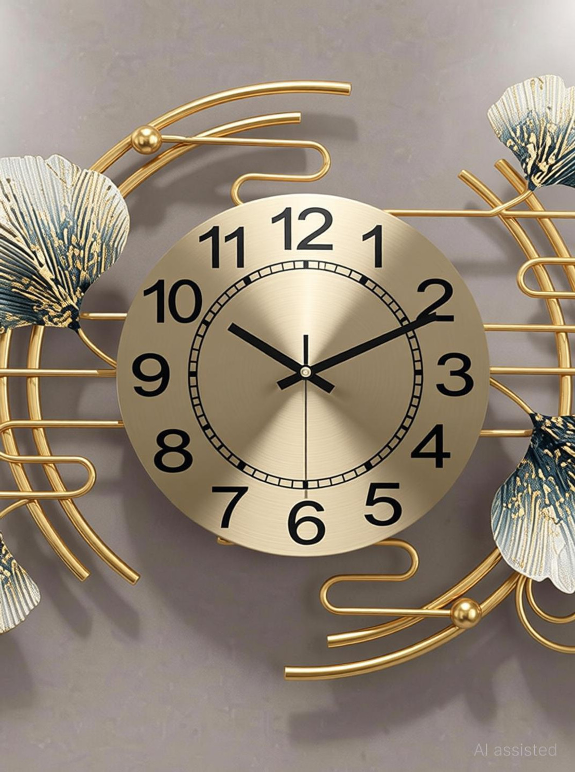 Image of LuxeLookz Analog 34 cm X 71 cm Wall Clock (Multicolor, Without Glass, Standard)