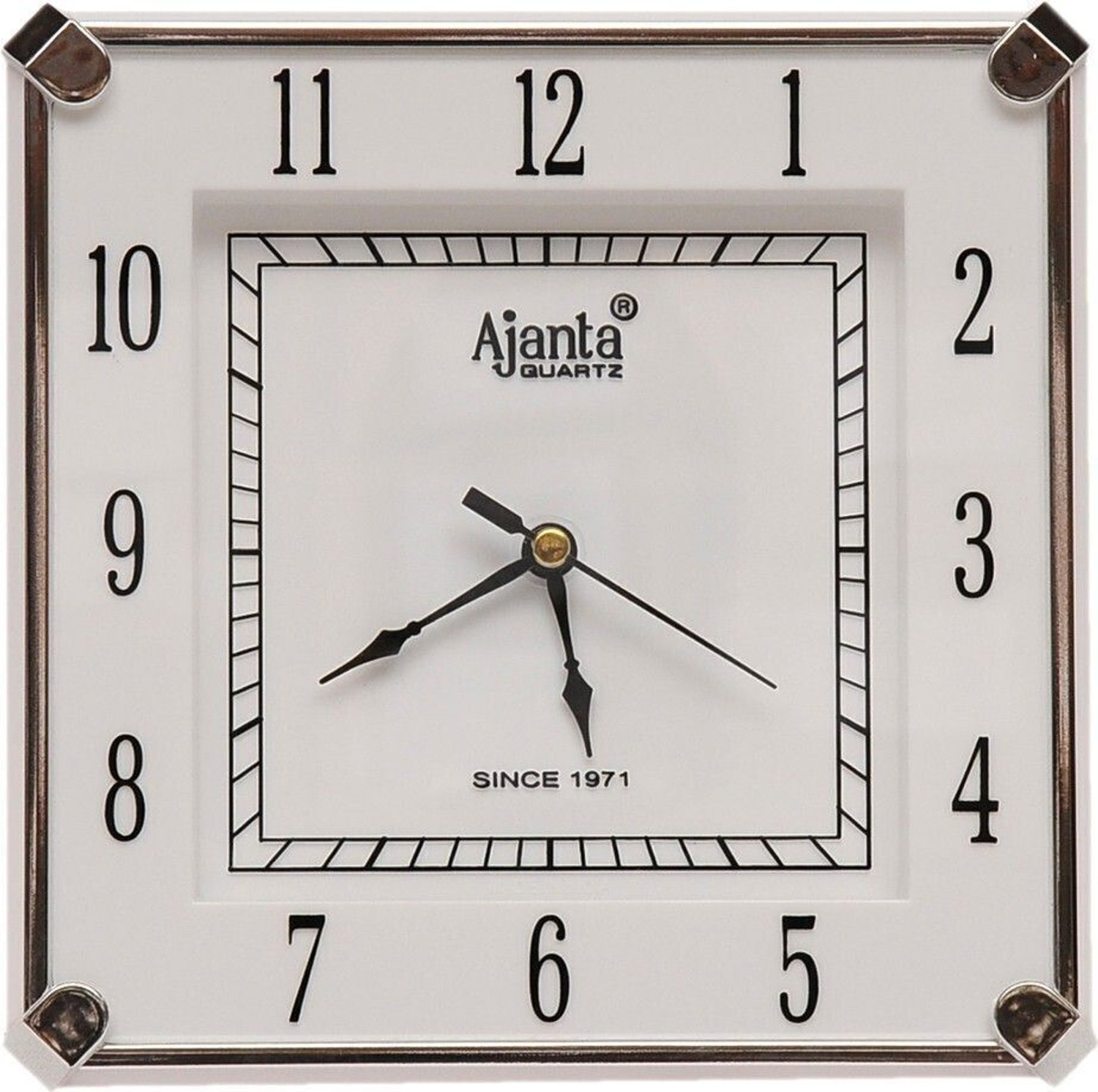 Image of siya trading Analog 25 cm X 25 cm Wall Clock (Multicolor, With Glass, Standard)