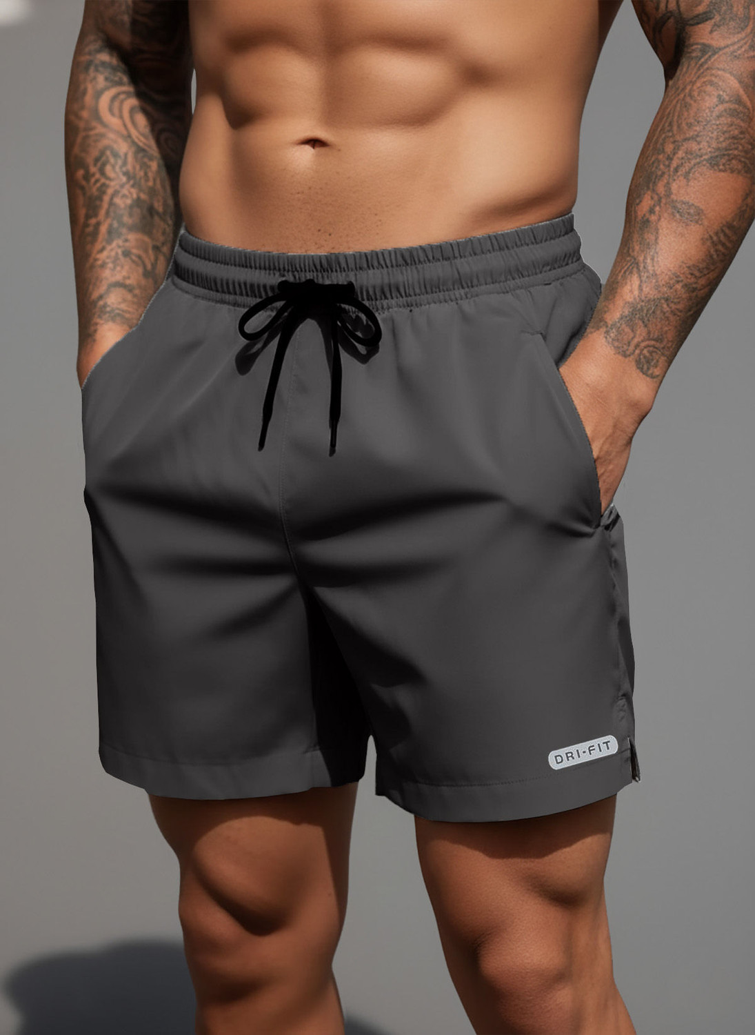 Image of Avesgarments Solid Men Green Casual Shorts