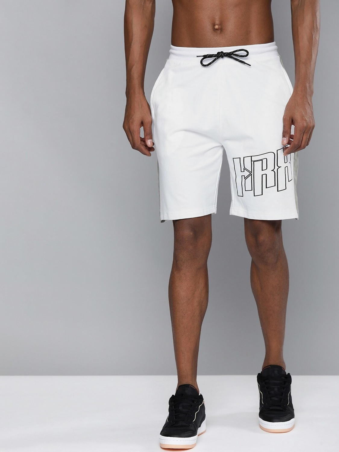 HRX by Hrithik Roshan Printed Men White Sports Shorts Price History