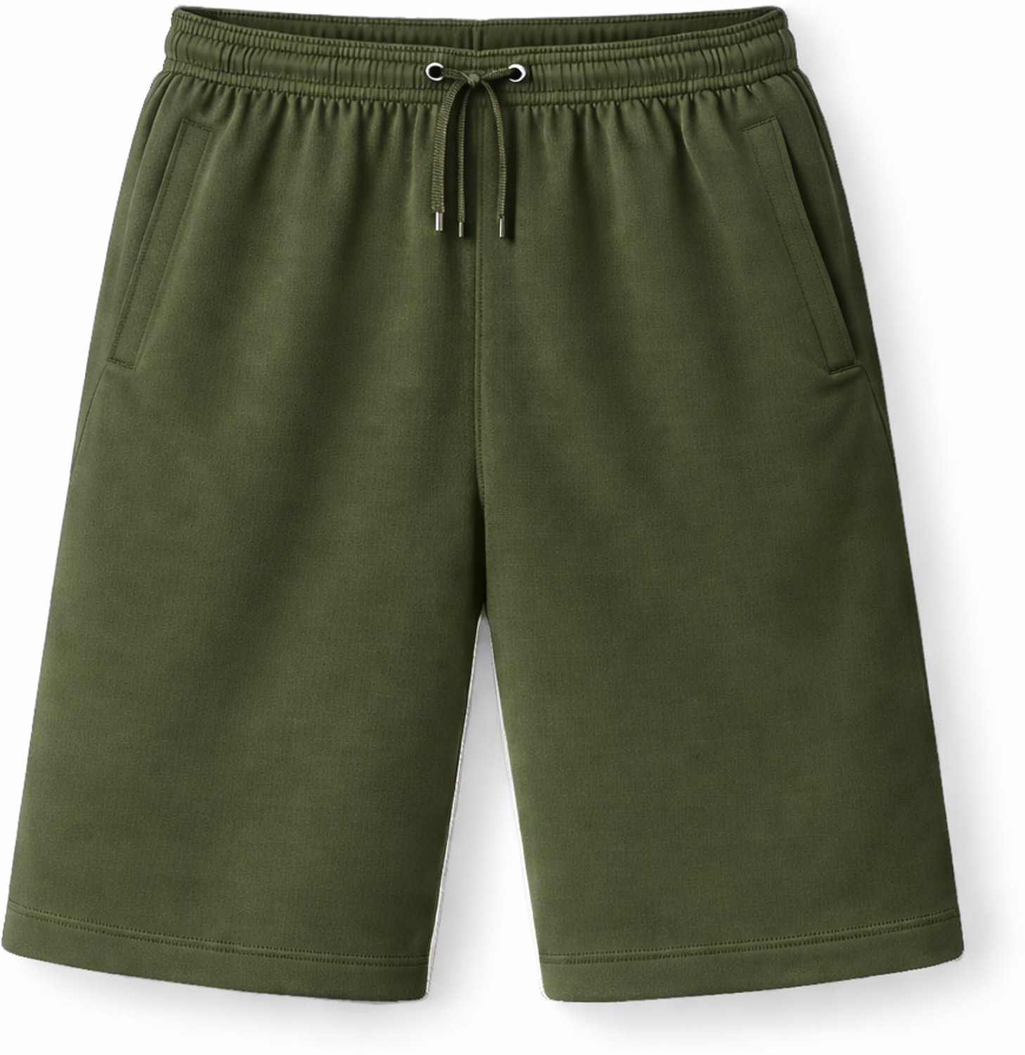 Image of Avesgarments Solid Men Green Casual Shorts