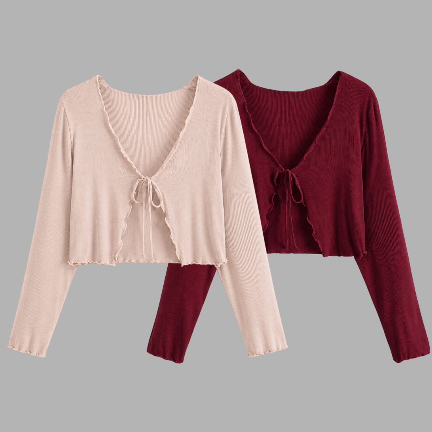 Image of Sera Women Longline Full Sleeve Multicolor Shrug