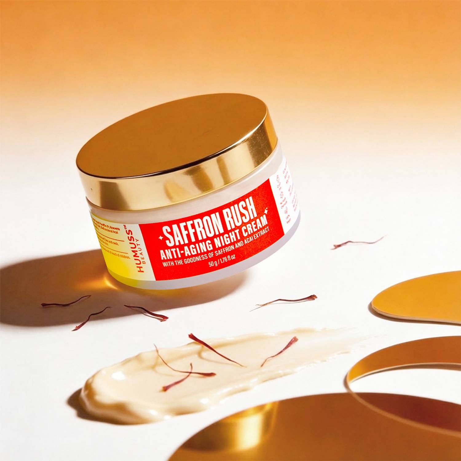 Humuss Beauty Saffron Rush Anti-Aging Night Cream