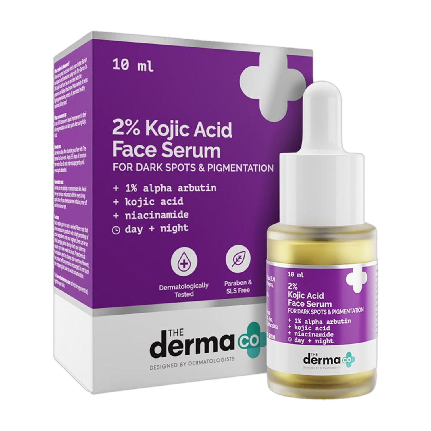 The Derma Co 2% Kojic Acid Face Serum with 1% Alpha Arbutin & Niacinamide for Dark Spots