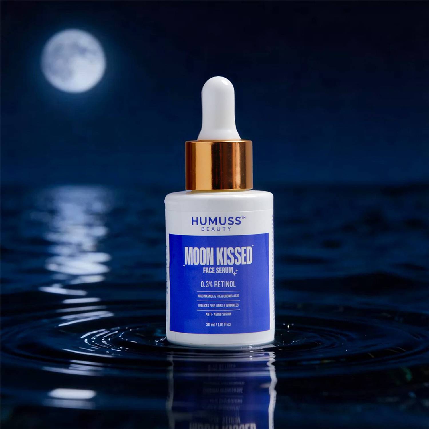 Humuss Beauty Moon Kissed 0.3% Retinol Anti-Aging Serum