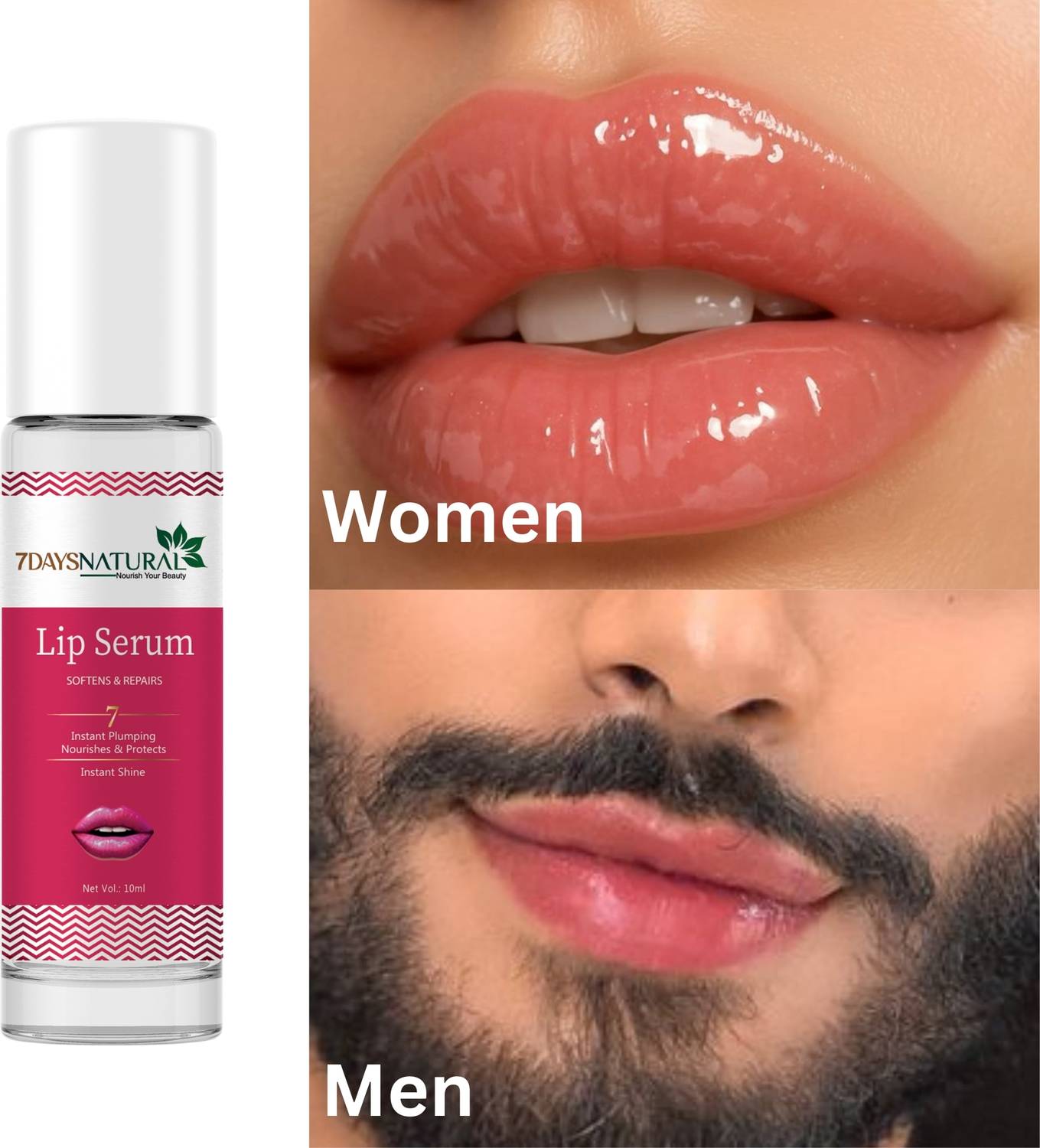 7days natural Lip Lightening Serum for Dark Lips - Lip Lightener