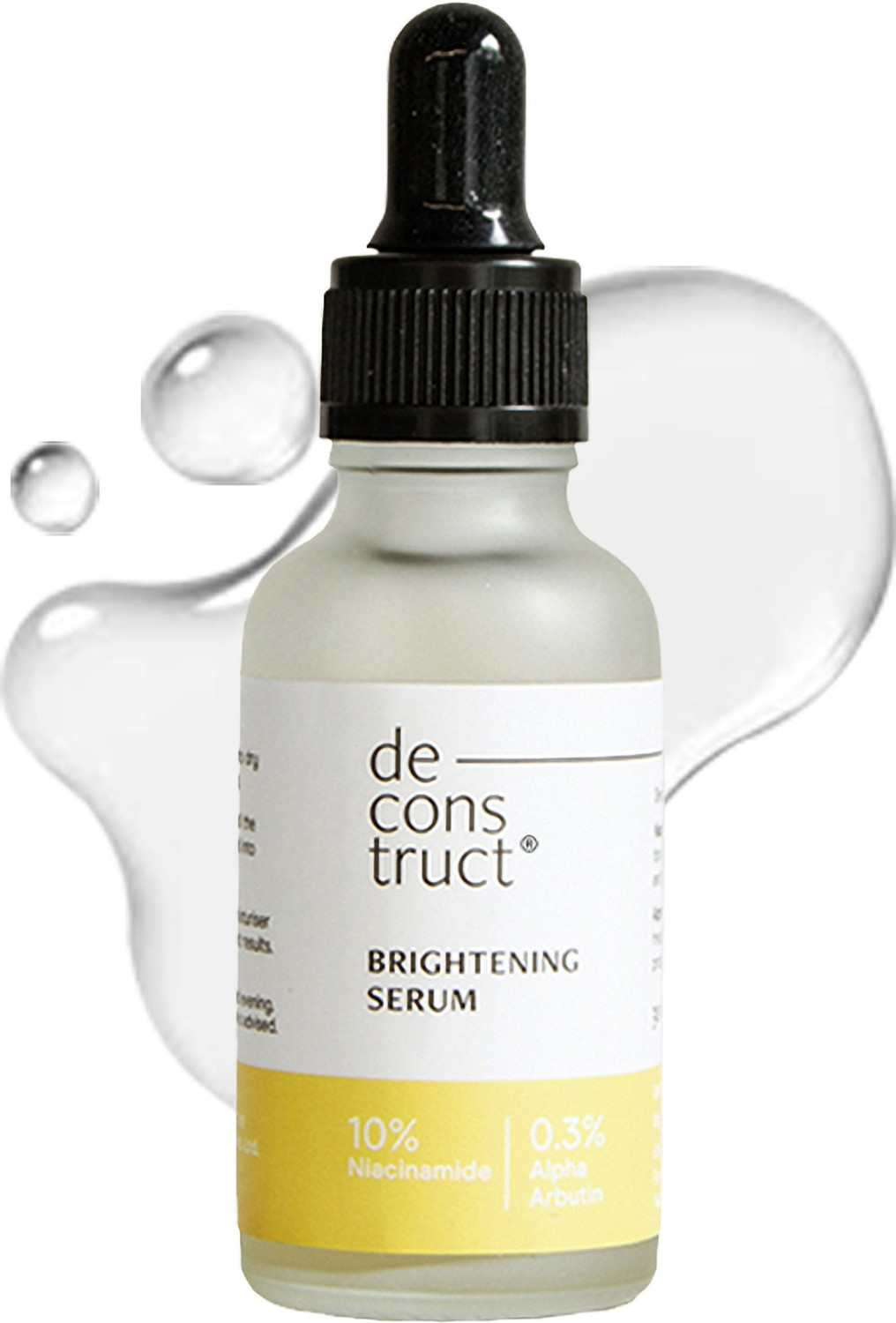 deconstruct Brightening Serum 10% Niacinamide for Reducing Pigmentation, Dark Spots & Tan