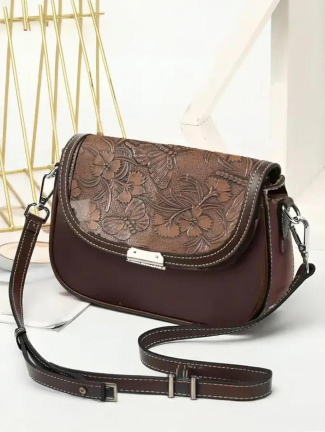 Image of French Connection Brown Women Satchel SatchelBrown