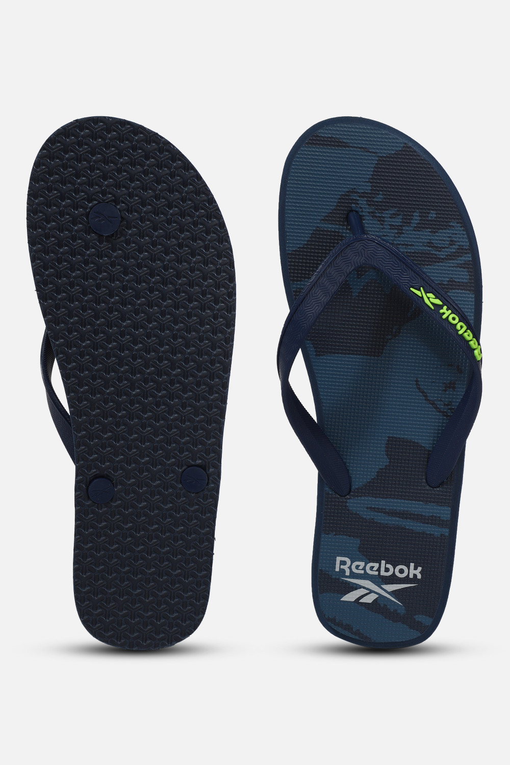 Reebok slippers 2025 blue