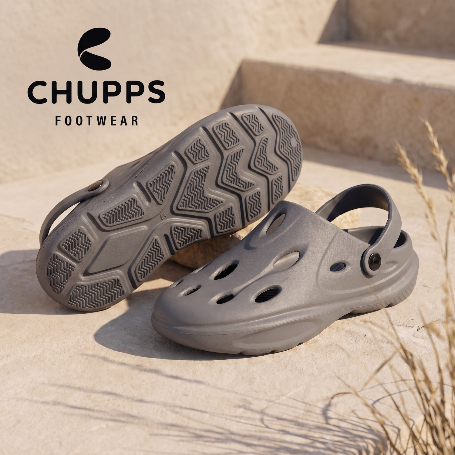 Image of Chupps Chupster Orthopaedic Everyday Comfort Cushioned AntiSkid Men Slides (Navy , 8)