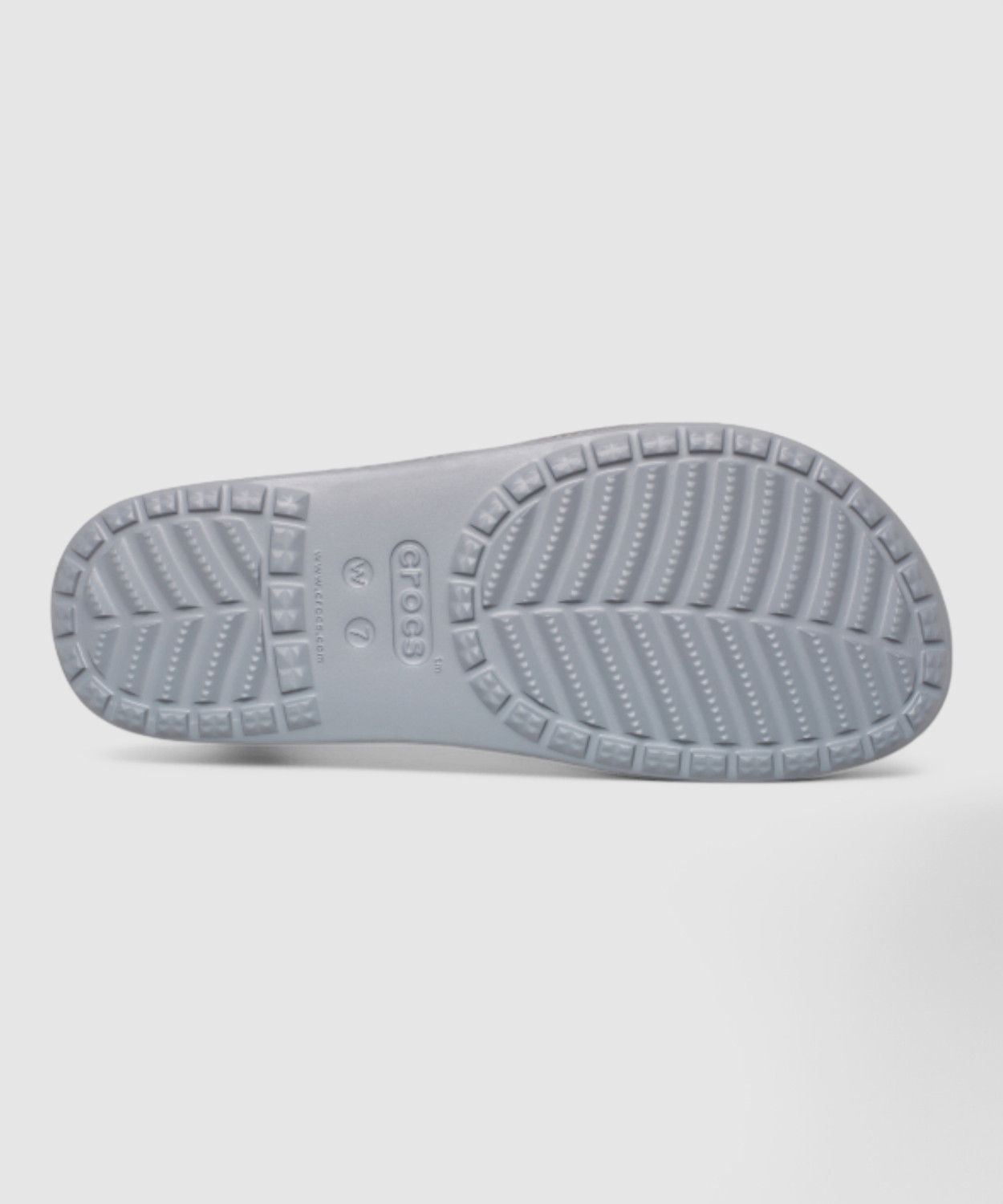 Image of CROCS Women's Kadee II Metallic Women Slides (Silver , 4 UK /India)