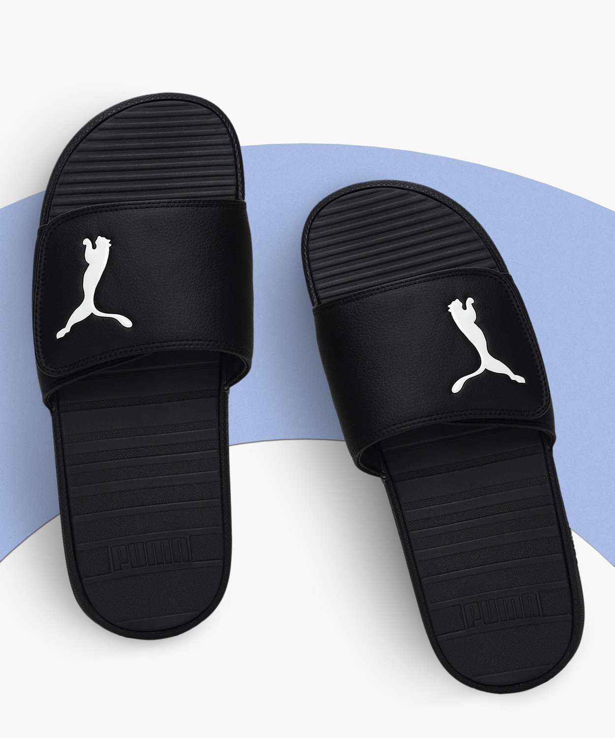 PUMA Men Cool Cat Sport V Slides Black 8 Price History