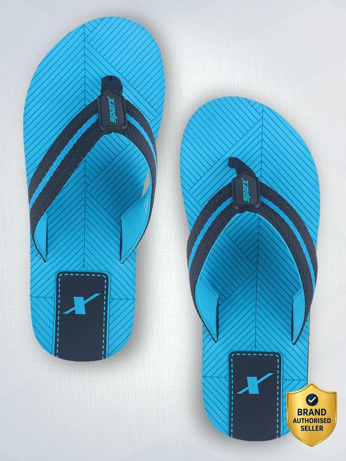 Image of Sparx Men Flip Flops (Navy, Blue , 12)
