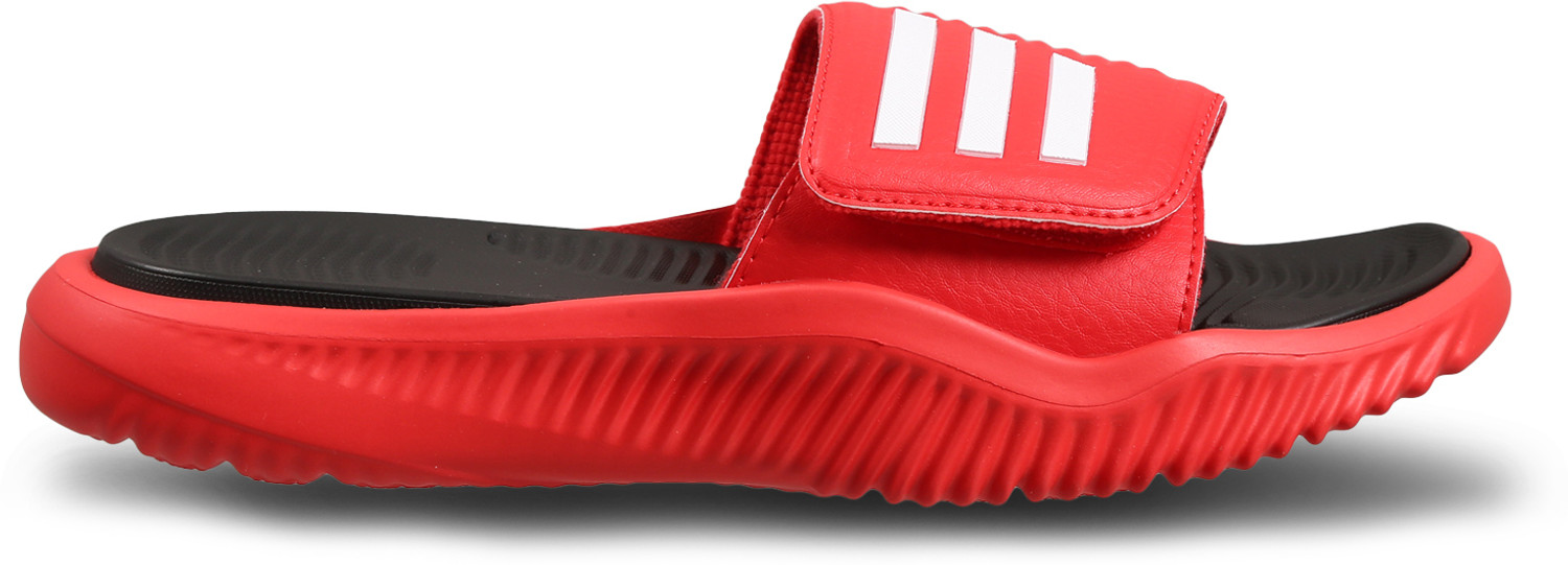 Adidas alphabounce slides cheap red
