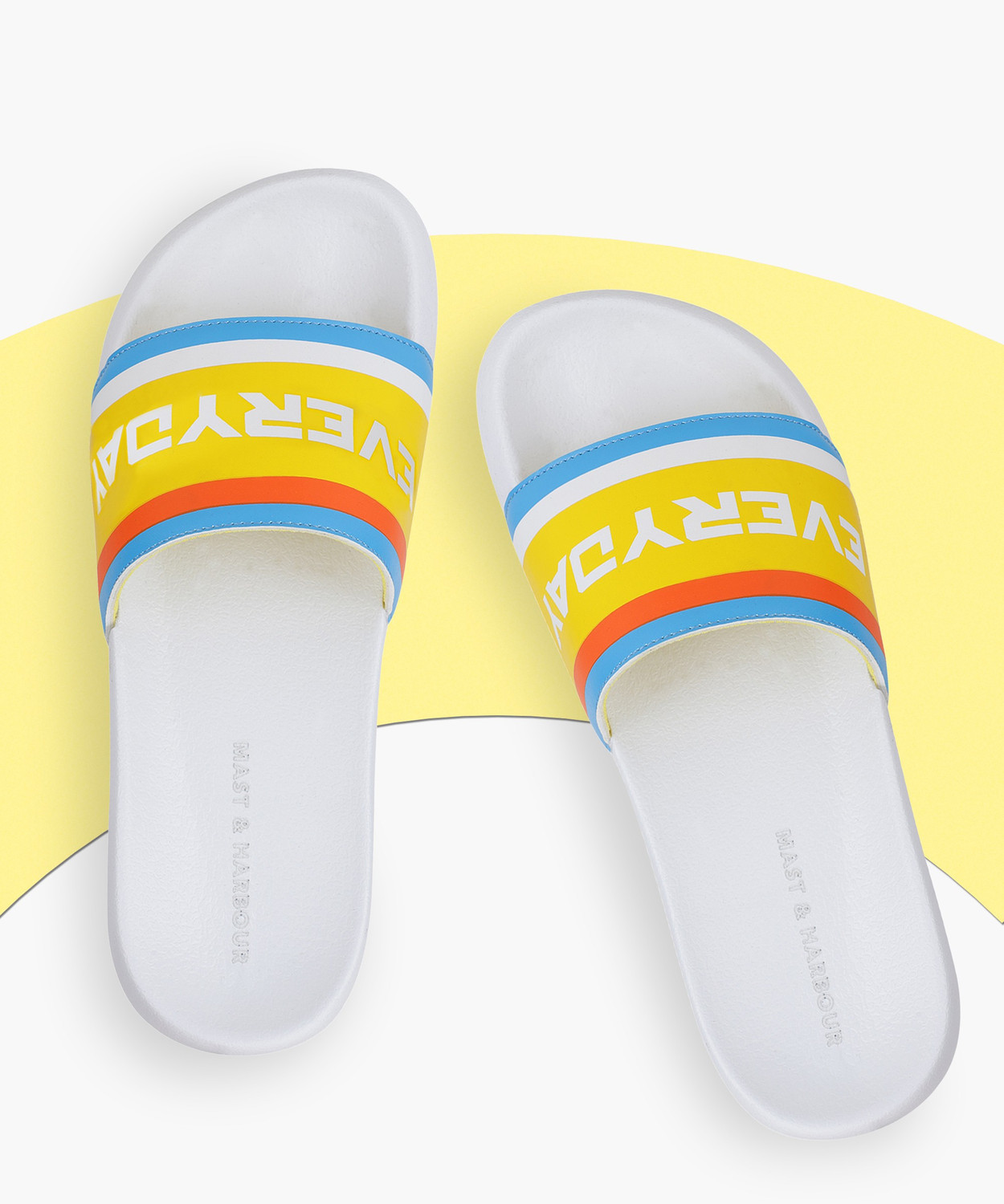 Mast Harbour Men Slides White 7 Price History