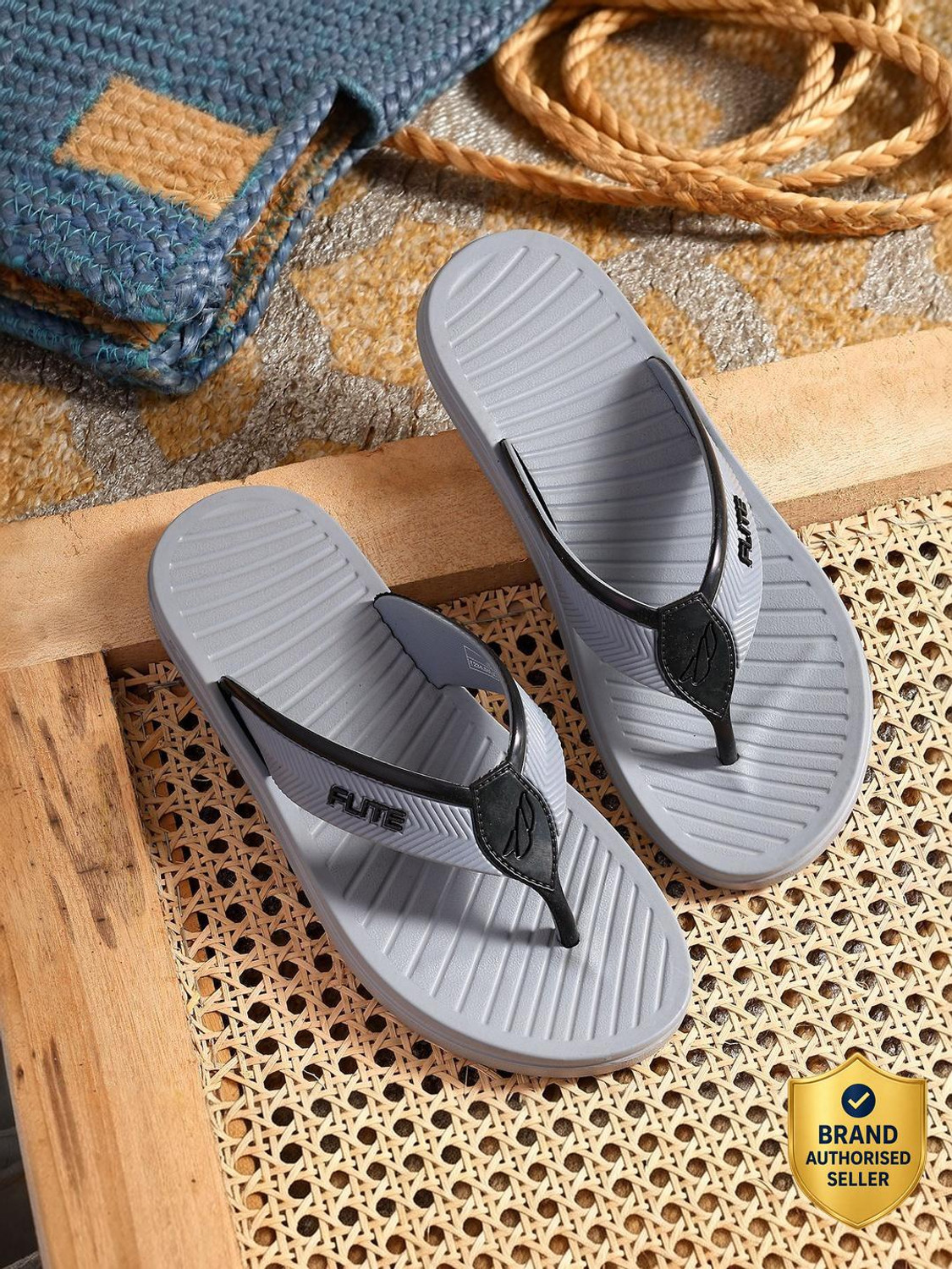 Image of FLITE Men Slides (Navy, Blue , 4)