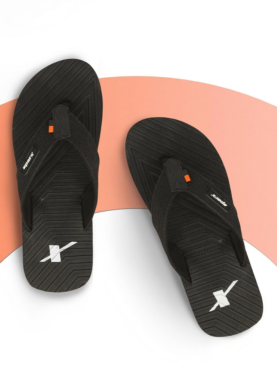 Flip Flops  (Black, White 8)