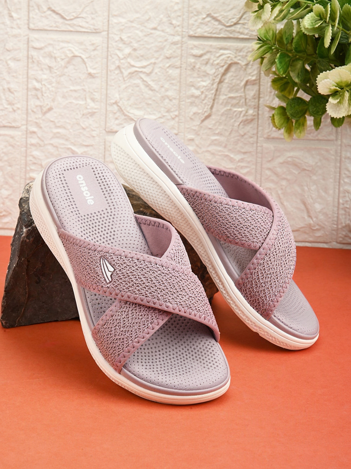 Image of Onsole Women Slippers (Pink , 4)