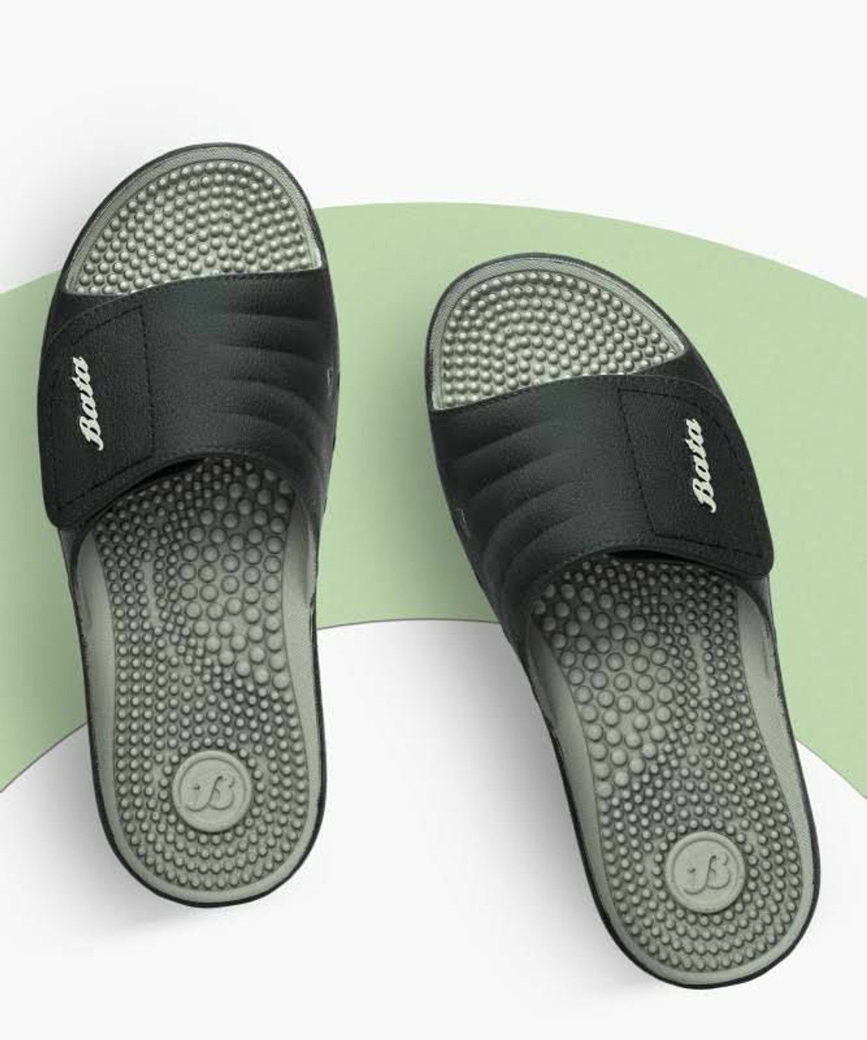 Bata Men Slides Black 8 Price History