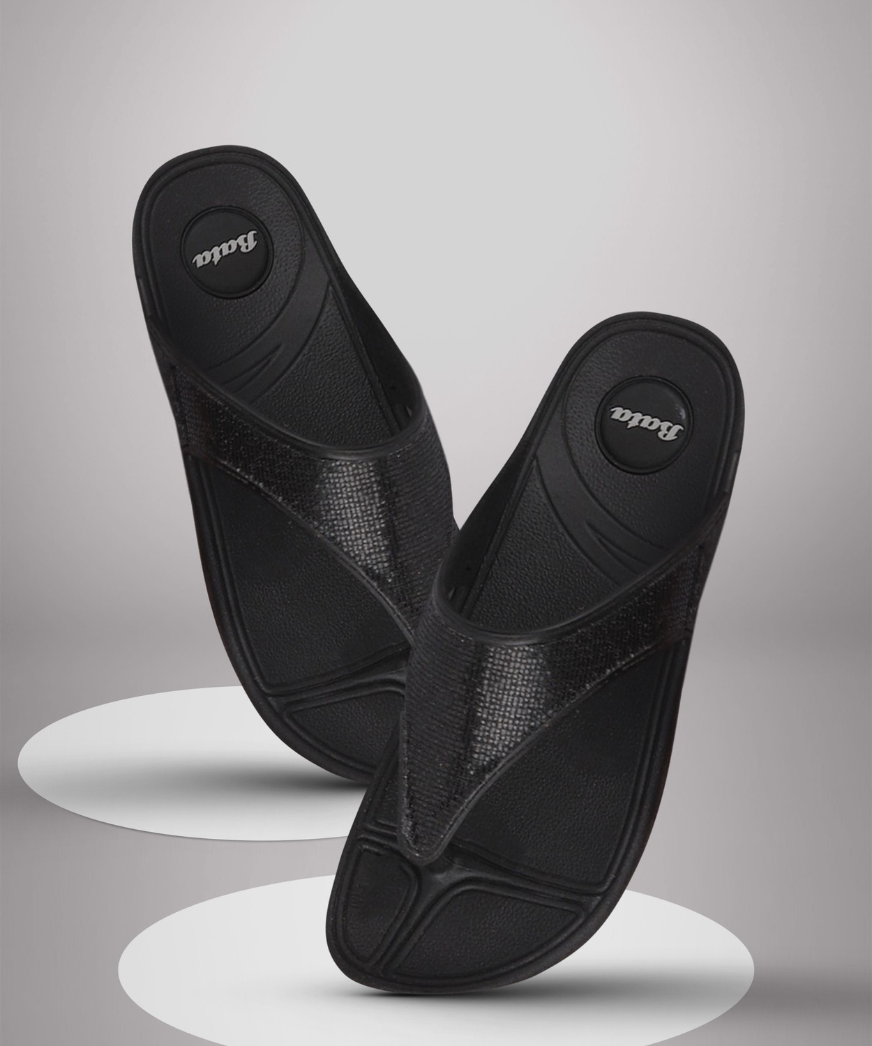Bata Women Slippers For Women Black Flip Flops Black 6 Price History
