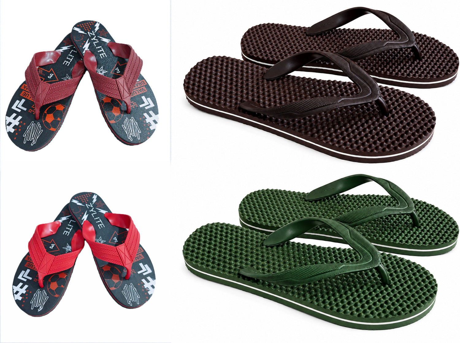 Image of A-HA By Liberty Men Flip Flops (Black , 9)