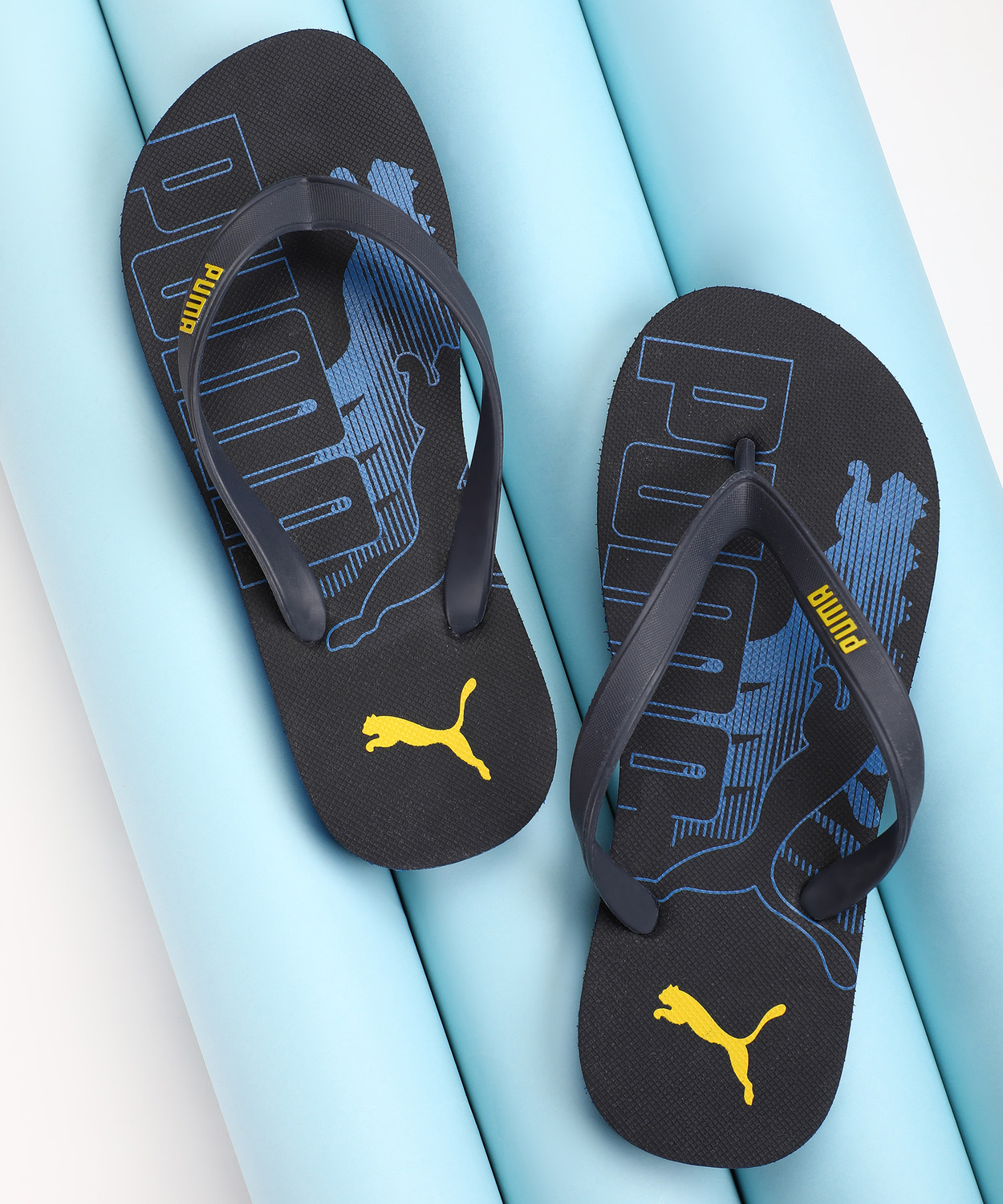 PUMA Men Leon V2 Flip Flops Blue 10 Price History