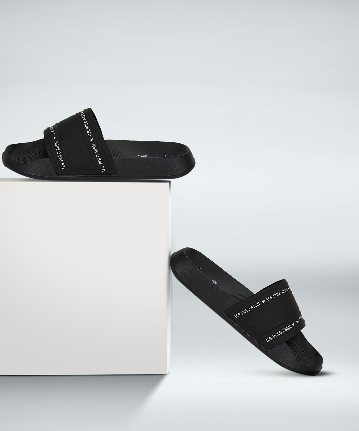 Polo slides black deals