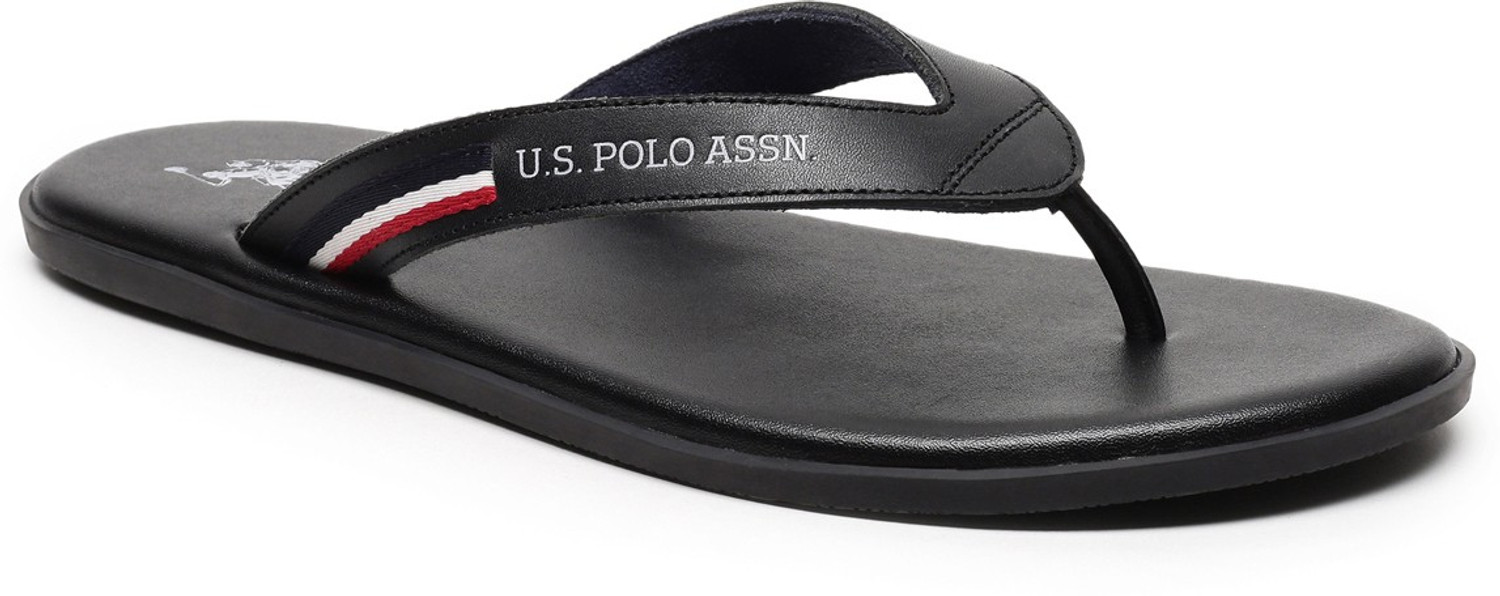 U.S. POLO ASSN. Men Slippers Black 11 Price History