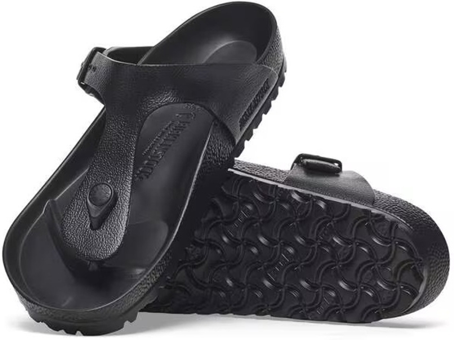 Image of BIRKENSTOCK Men Flip Flops (Black , 9)