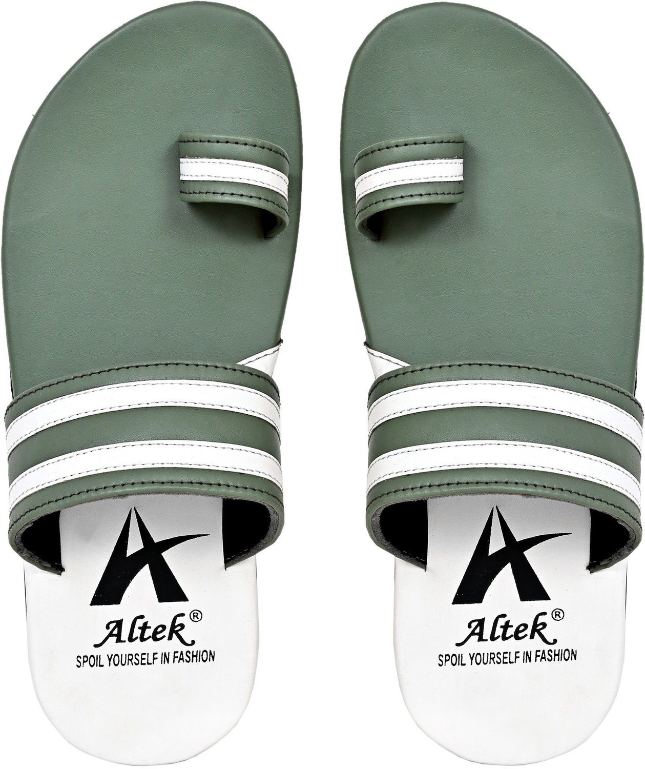 Altek Men Flip Flops Green 11 Price History