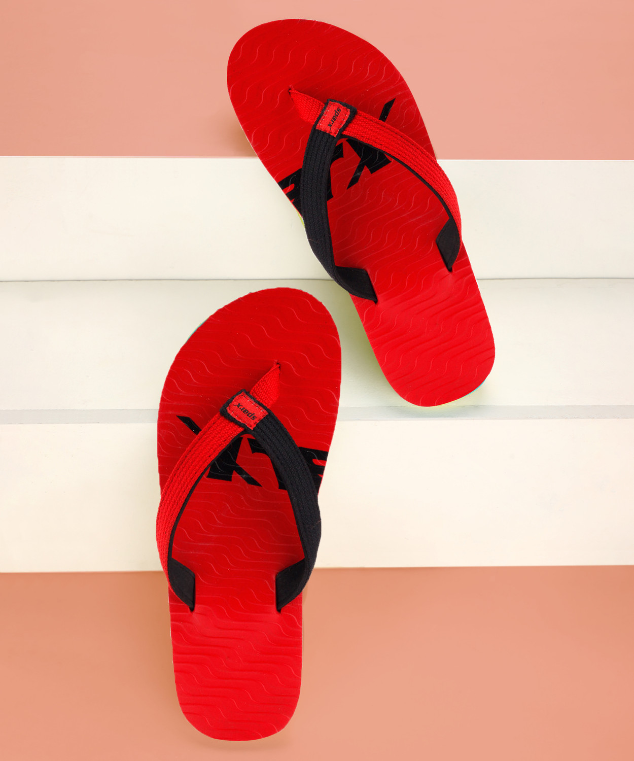 Sparx Men SFG 204 Slippers Red Black 9 UK India Price History