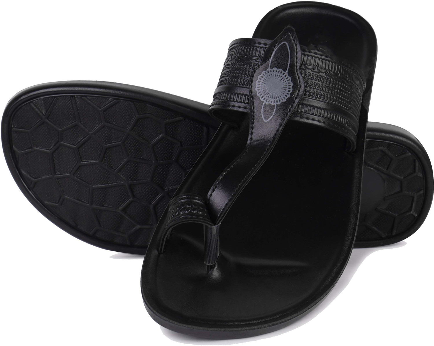 Image of BIRKENSTOCK Men Flip Flops (Black , 9)