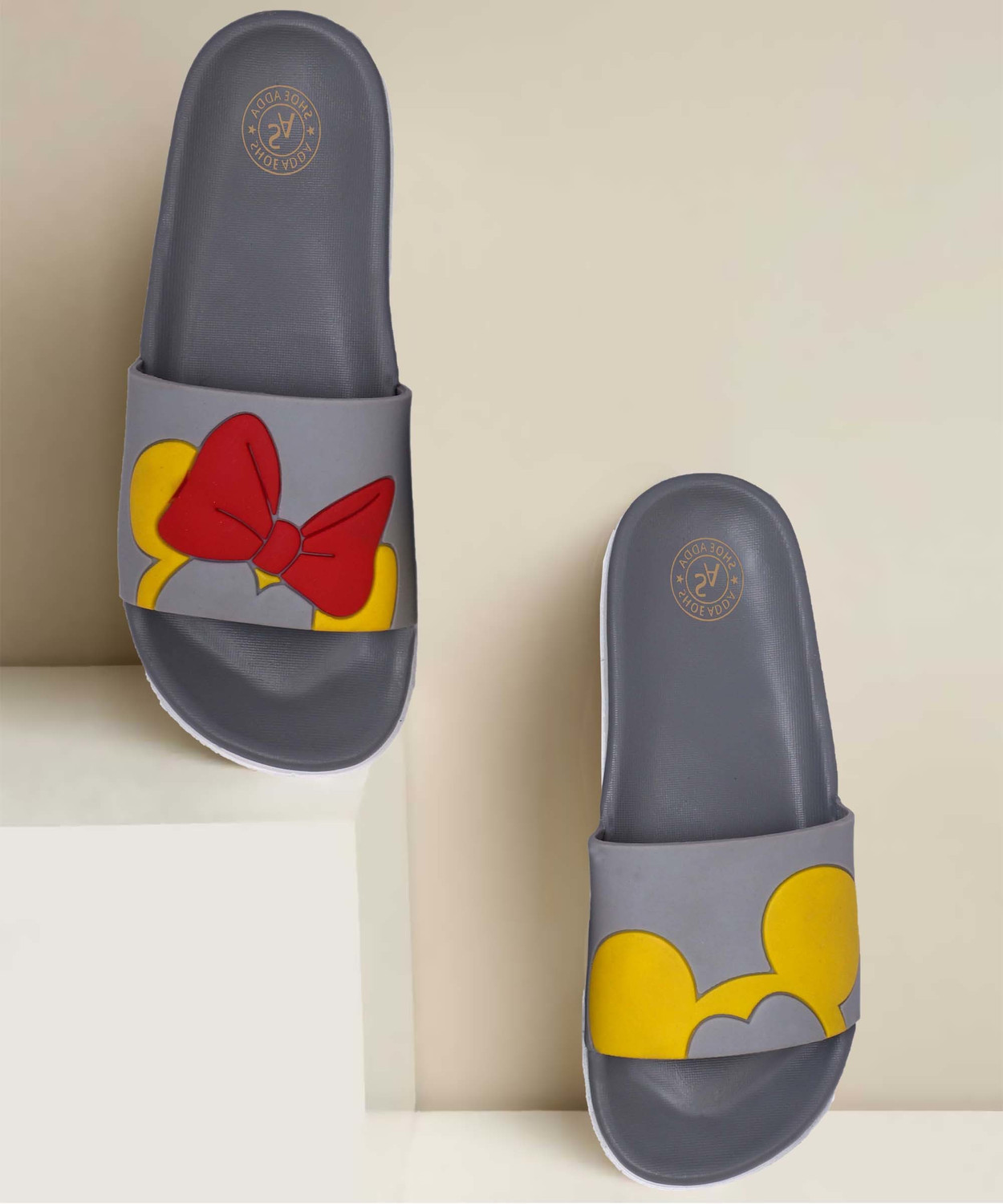 Mens mickey on sale slippers