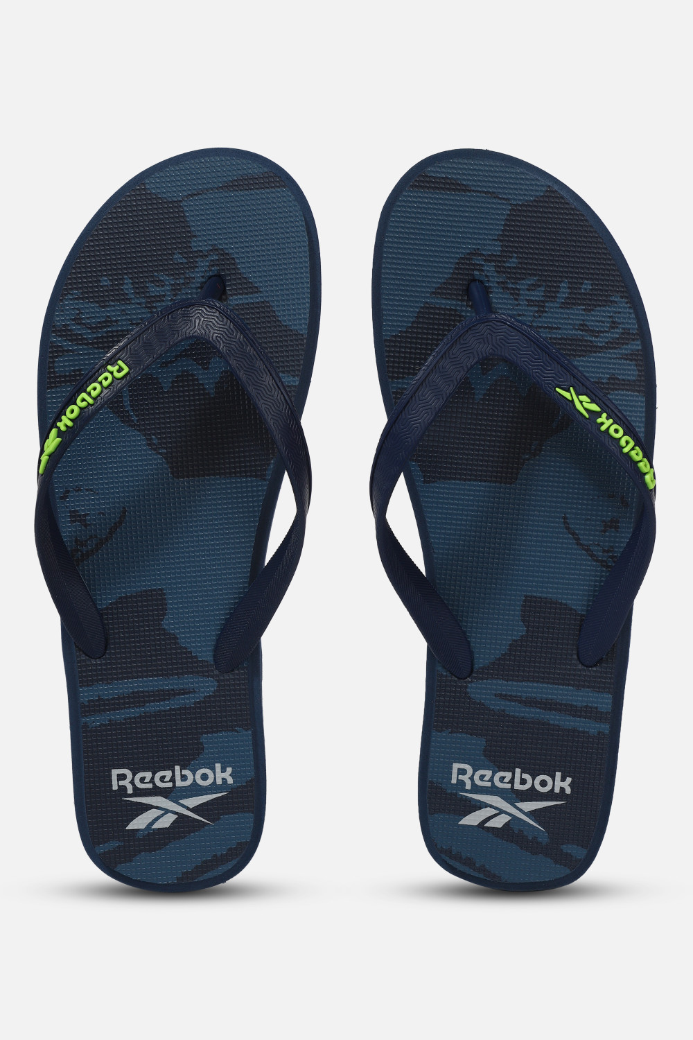 REEBOK Men RUSSEL FLIP Slippers Blue 8 Price History