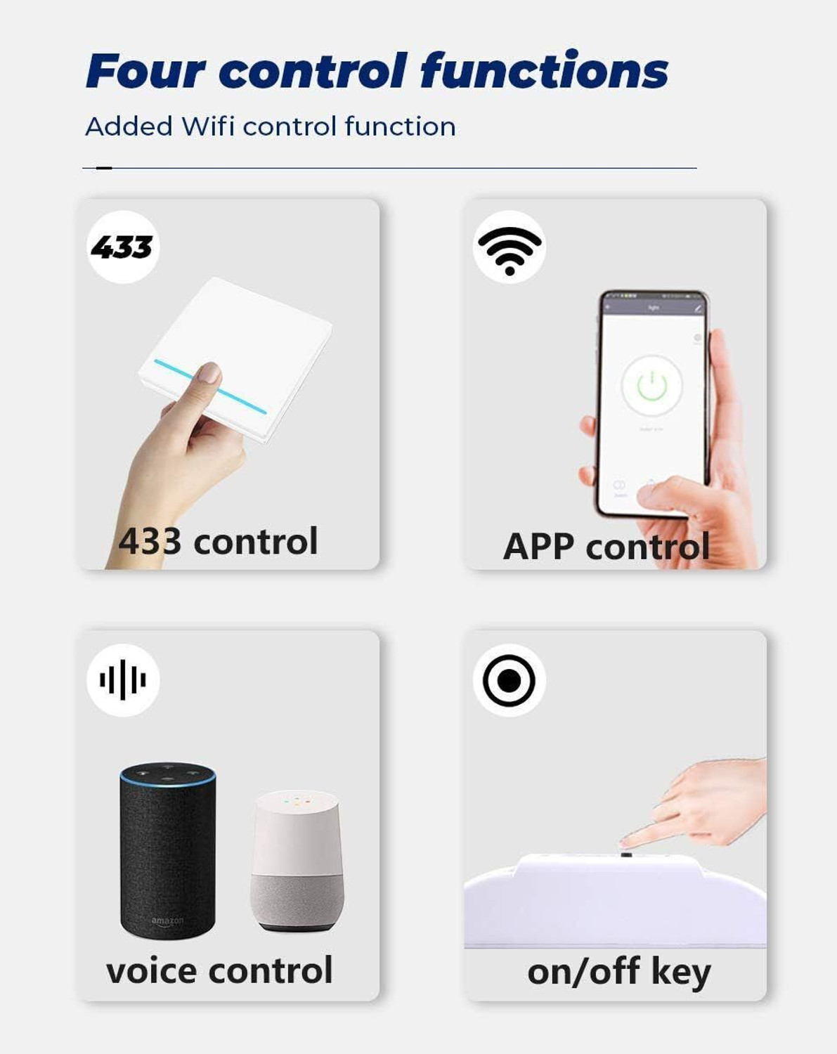 Image of Suraksha Security Systems WiFi Smart Switch 10A Smart Switch (Black)