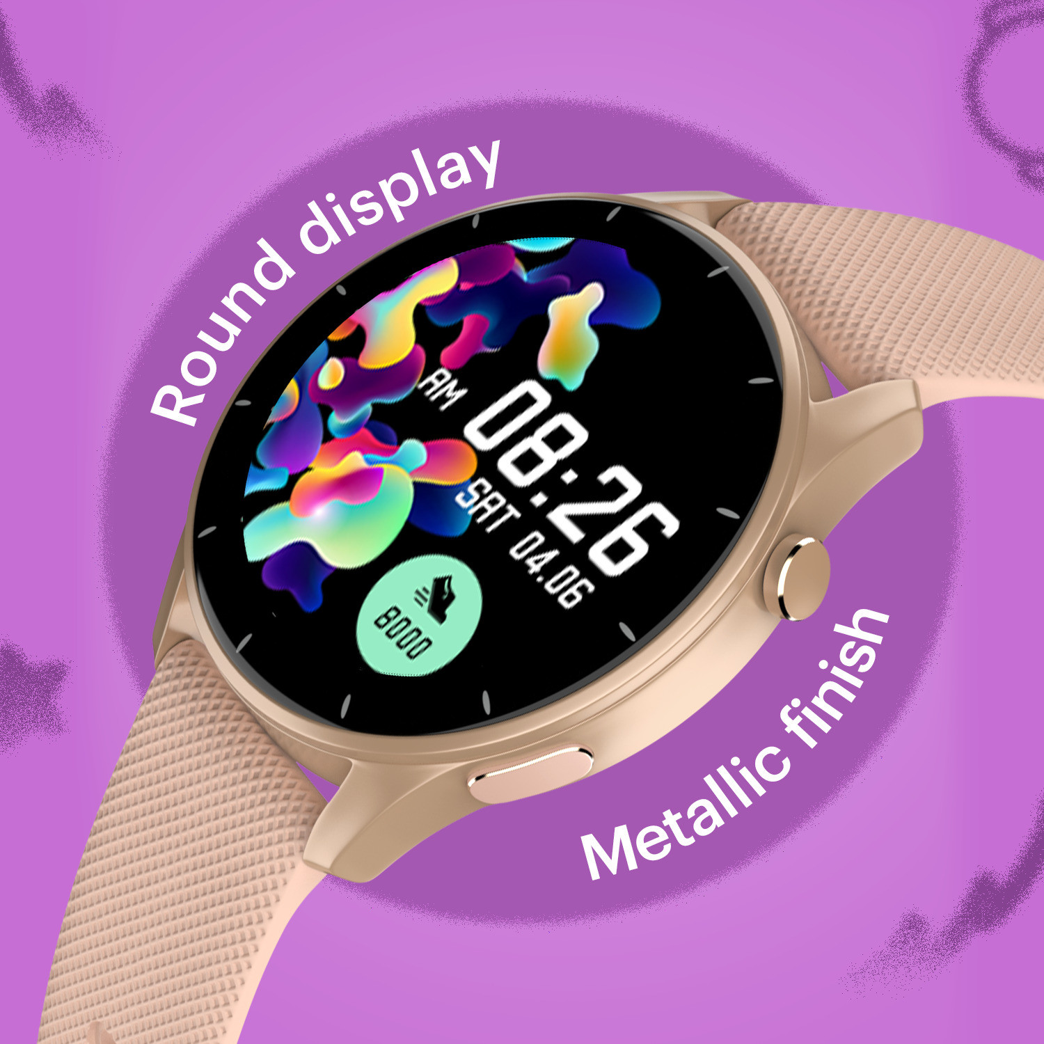 Image of Noise Crew 1.38 Round Display with Bluetooth Calling, Metallic finish, IP68 Rating Smartwatch