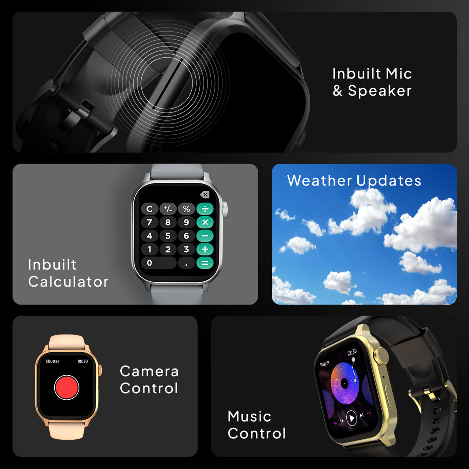 Image of Fire-Boltt Rise Bluetooth Calling 47mm (1.85) & Rotating Crown, 123 Sports Smartwatch