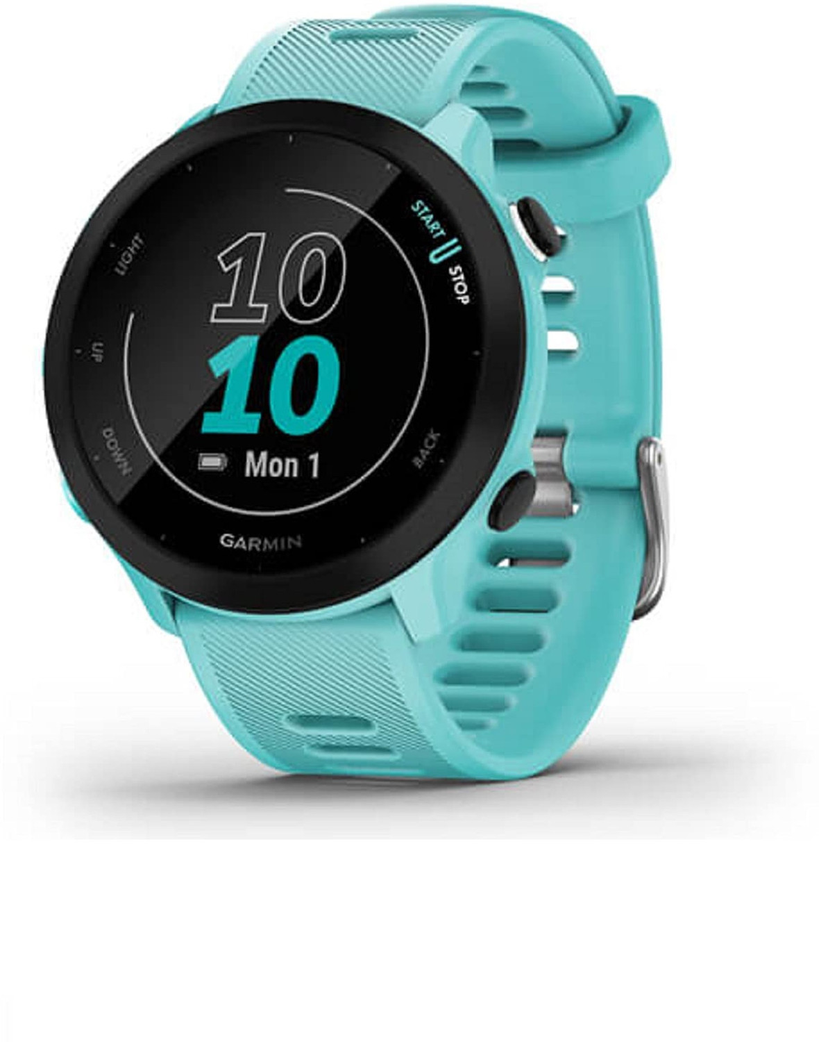 Image of GARMIN Forerunner 55, GPS Smartwatch, upto 2 Weeks of Battery Life, PacePro Technology Smartwatch