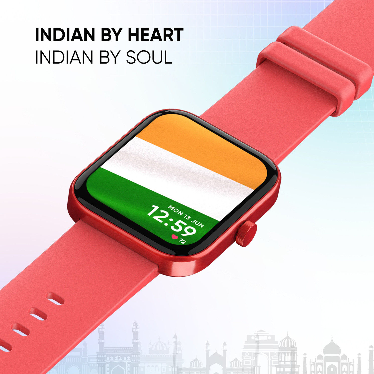 Image of Mivi Model E with 1.69 inch Display, 7-Day Battery Life , Spo2, Heart Rate Monitor. Smartwatch
