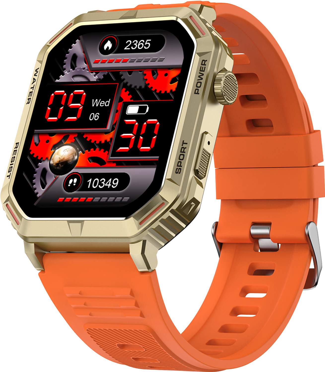 Fire-Boltt Commando 1.95" AMOLED Smartwatch – 123 Sports Modes, Bluetooth Calling