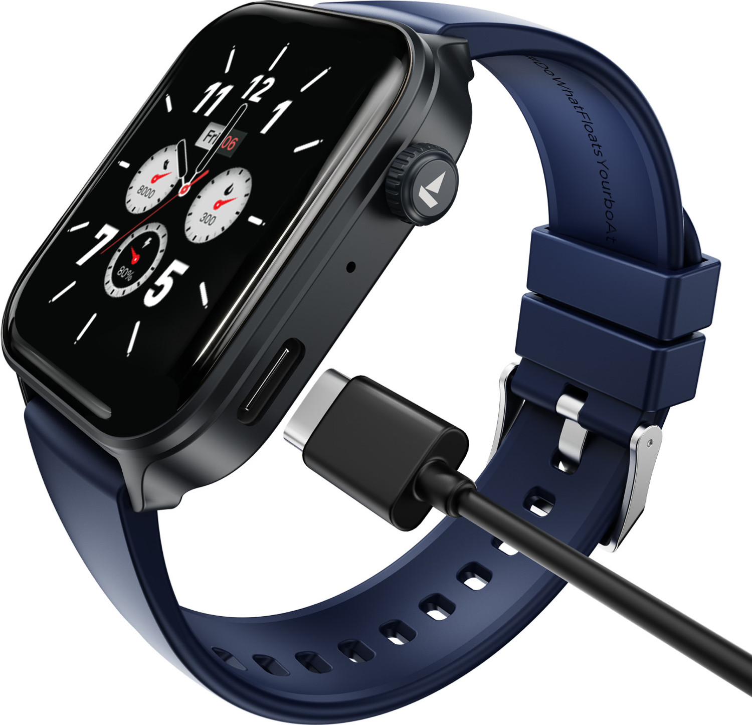 boAt Storm Call 4 Smartwatch, Type-C Charge, HD Display,Functional Cro