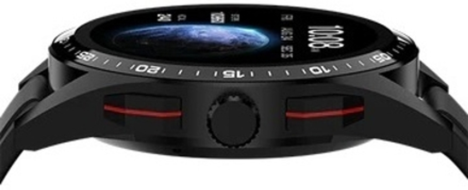Image of fire boltt Invincible Plus - 1.43 inch AMOLED Display-4GB Internal Storage-Bluetooth Calling Smartwatch (Black Strap, Free Size)