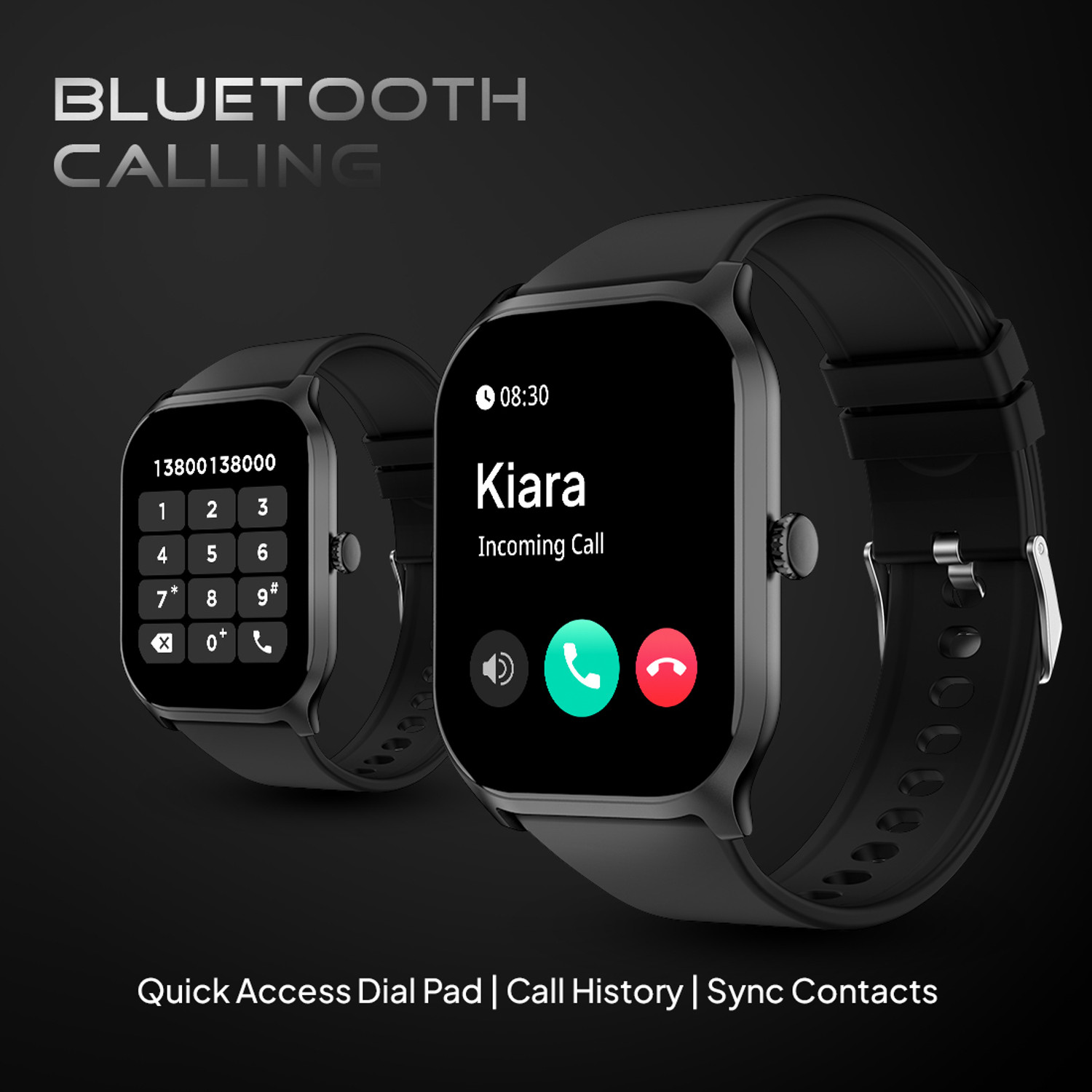 Image of Fire-Boltt Hunter 51.1mm (2.01) HD Display Bluetooth Calling Single Chipset, Metal Body Smartwatch