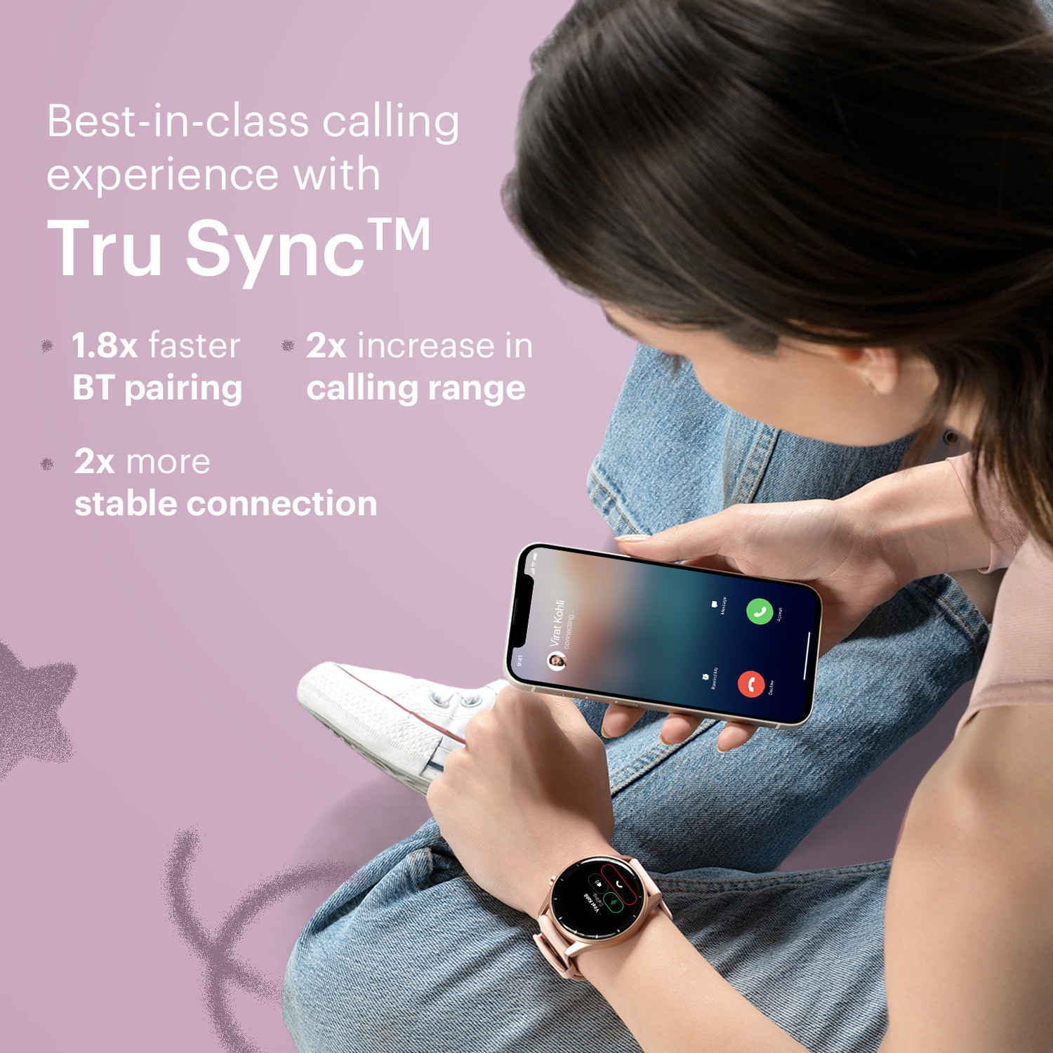 Image of Noise Crew 1.38 Round Display with Bluetooth Calling, Metallic finish, IP68 Rating Smartwatch