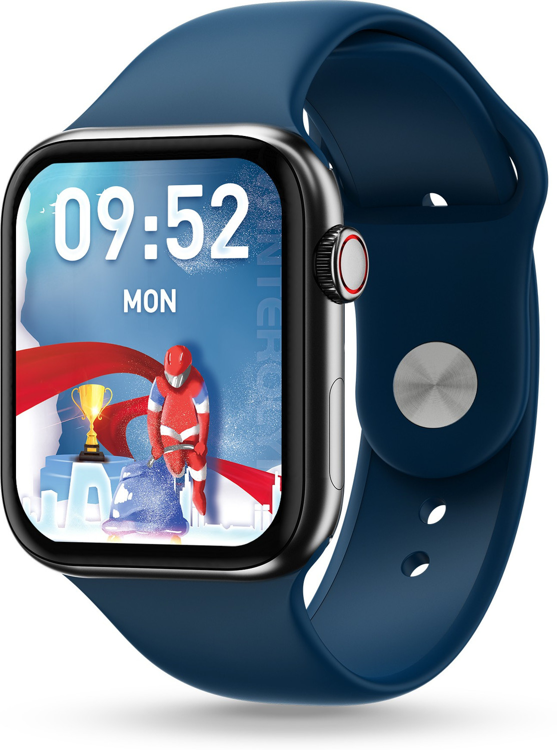 Image of Pebble Frost 1.87'' BT Calling with 2.5D Curved HD Display, AI Voice Assisst Smartwatch